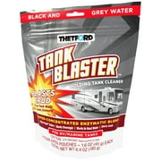 Thetford Tank Blaster, RV and Marine Black and Grey Tank Cleaner, 4 Pack Dry Granules 96527