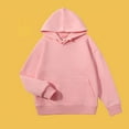 thumbnail image 1 of Thetops Big Girls Hoodie 11-12T Pink, 100% Cotton Soft Breathable, Hooded with Kangaroo Pocket, Durable Machine Washable for Daily & School Wear, 1 of 3