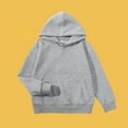thumbnail image 1 of Thetops Big Girls Hoodie 7-8T Gray - 100% Cotton, Soft with Kangaroo Pocket, Durable for School & Daily Wear, 1 of 3