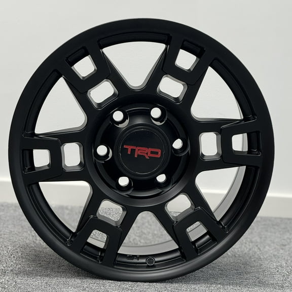 Thewheeldepot Premium Aluminum Casting 17 in Wheel 6x139.7 Rim, 17x8, 6 Lug, Black, for Toyota