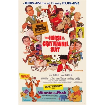 Thewinnie the Pooh Horse in the Grey Flannel Suit Movie Poster - 11 x 17 in.