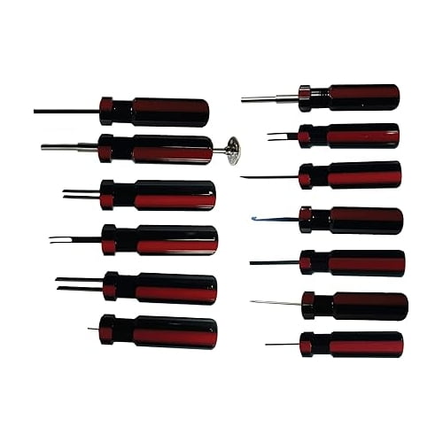 Thexton 495 Terminal Release Tool Kit Master for Automotive Connectors, 12-pcs