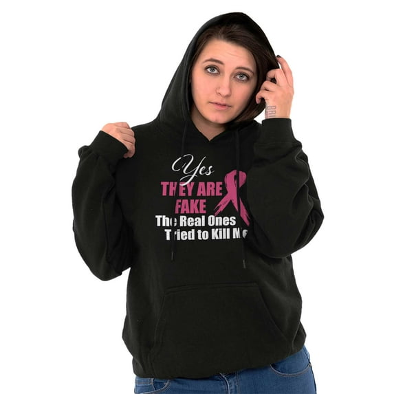 They Are Fake Real Ones Tried Kill Me Hoodie Sweatshirt Women Brisco Brands S