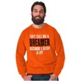 thumbnail image 1 of They Call Me A Dreamer Sleep A Lot Sweatshirt for Men or Women Brisco Brands L, 1 of 6