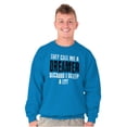 thumbnail image 1 of They Call Me A Dreamer Sleep A Lot Sweatshirt for Men or Women Brisco Brands M, 1 of 6