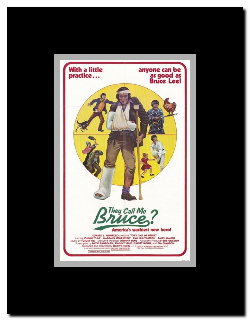 They Call Me Bruce Framed Movie Poster