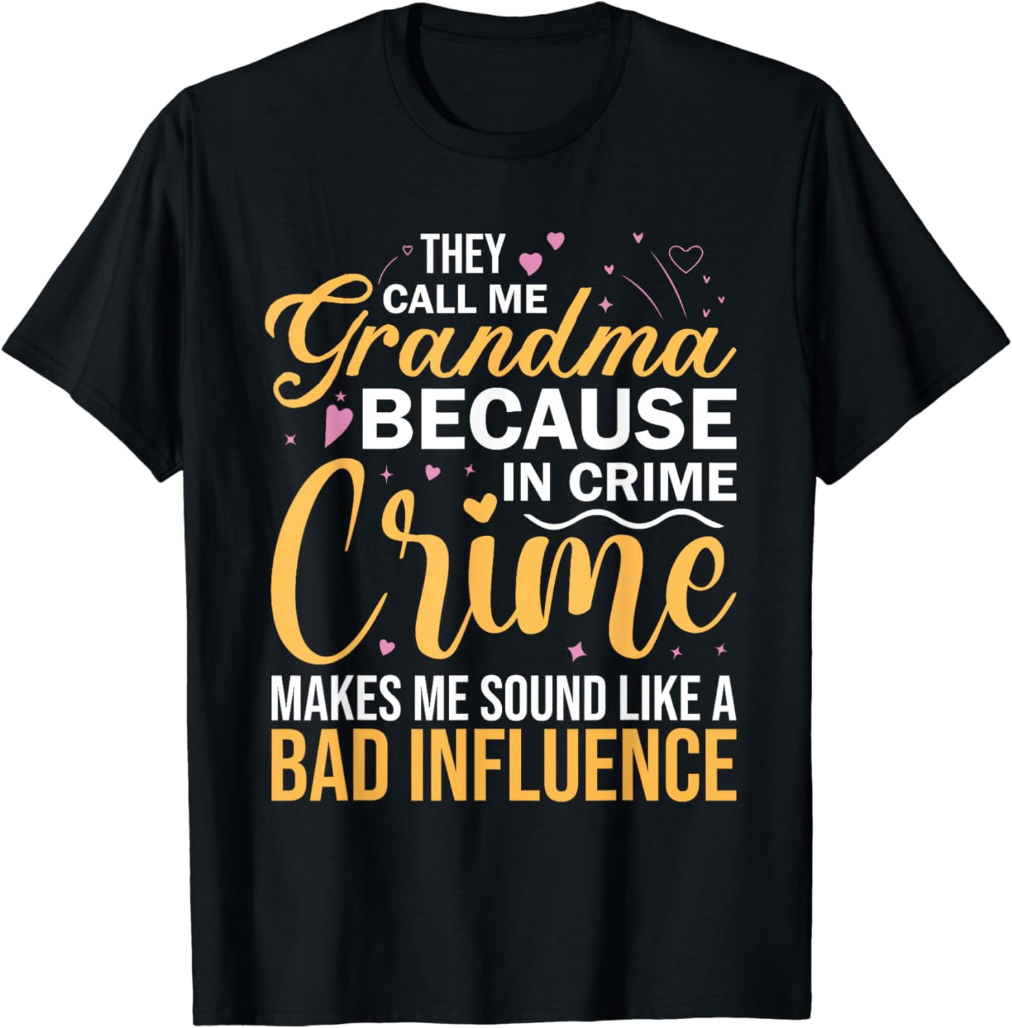 Custom Rhinestone Bling T-Shirt For Women - Personalized Text (Nana, Grandma, Family) - Black Tee