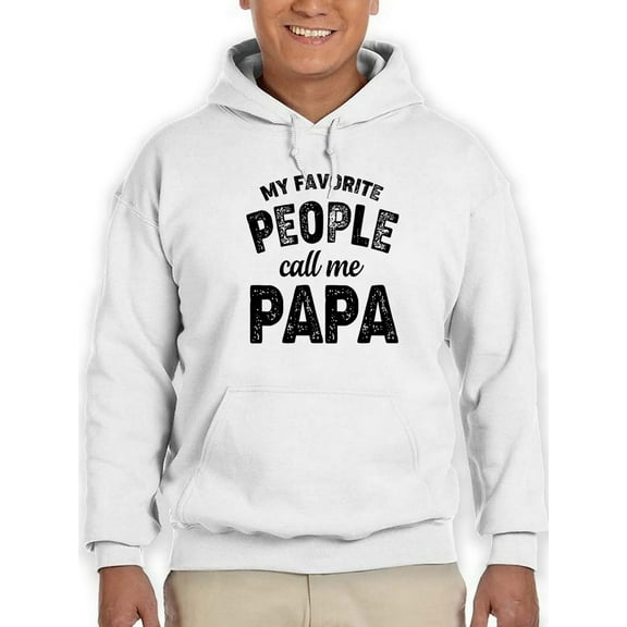They Call Me Papa Hoodie Men -GoatDeals Designs, Male Large