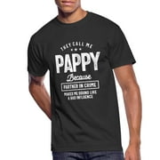 They Call Me Pappy | Fathers Day And Grandpa Men's 50/50 T-Shirt
