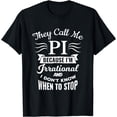 thumbnail image 1 of They Call Me Pi Symbol Pi Day Cute Funny Gift T-Shirt, 1 of 4