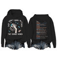thumbnail image 1 of They Didn't Burn Witches They Burned Women Hoodie Unisex Feminism Feminist Witch Sweatshirt, 1 of 8