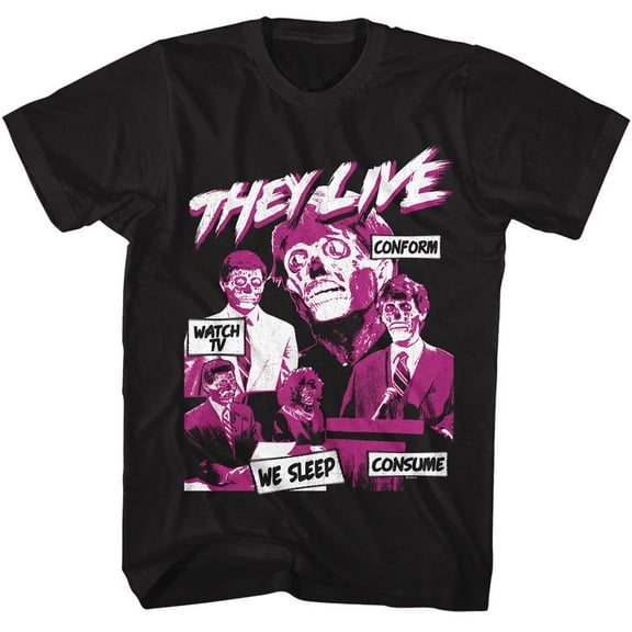 They Live Conform Black Adult T-Shirt