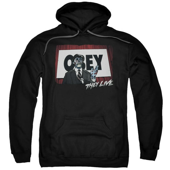 They Live - Obey - Pull-Over Hoodie - Small