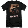 thumbnail image 1 of They Live - Poster - Premium Slim Fit Short Sleeve Shirt - Large, 1 of 2