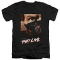 thumbnail image 1 of They Live - Poster - Slim Fit V Neck Shirt - Small, 1 of 2