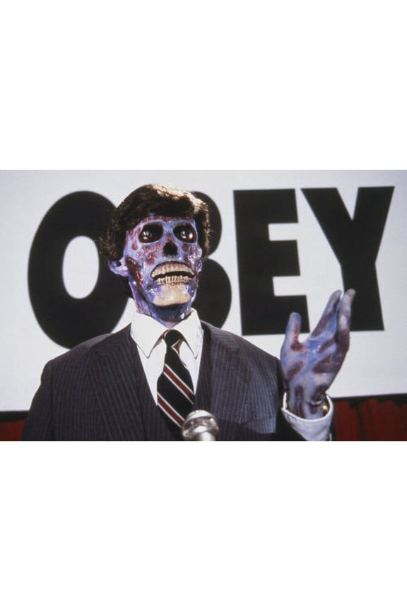 They Live Reptilian Politician by OBEY poster 24x36 Poster