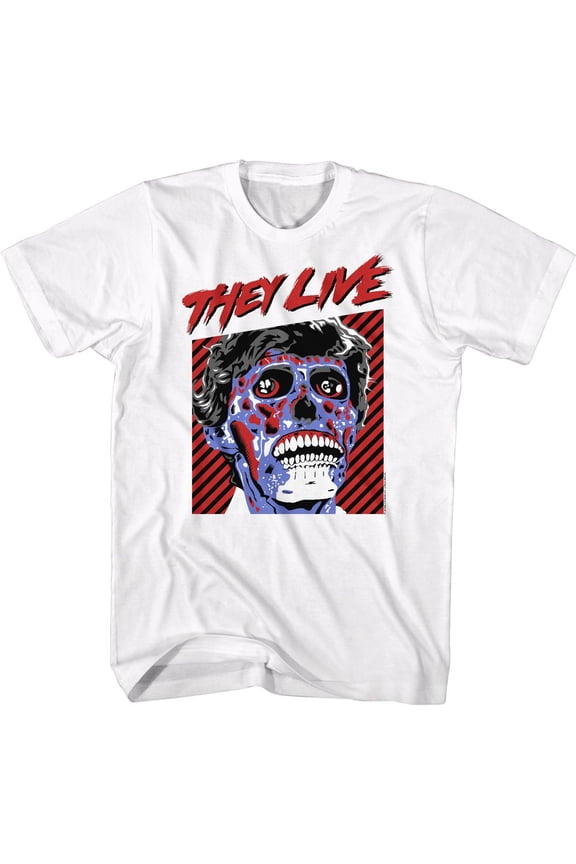 They Live They Live Obey White Adult T-Shirt