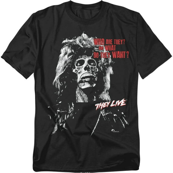 They Live T-Shirt They Want Unisex Graphic Tee For Men & Women