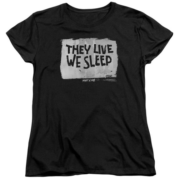 They Live - We Sleep - Women's Short Sleeve Shirt - Small
