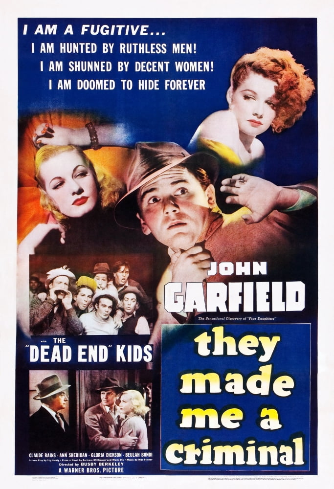 They Made Me A Criminal Canvas Art - (24 x 36)