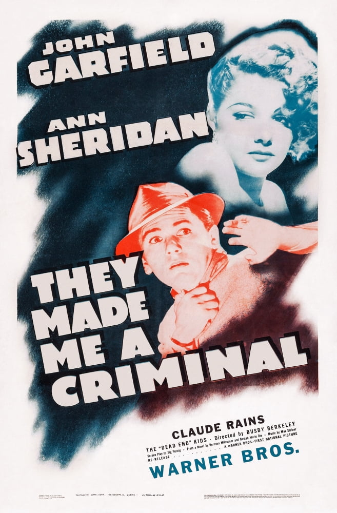 They Made Me A Criminal Canvas Art - (24 x 36)