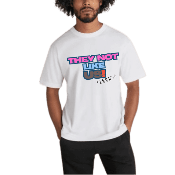 Notary Signing Agent T-Shirt – “They Not Like Us” Funny Signing Agent Notary Public Shirt, Unisex Cotton Tee