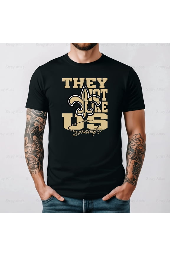 They Not Like Us Funny Saints Dennis Allen Football Fan Quote Unisex T-Shirt up to 5XL