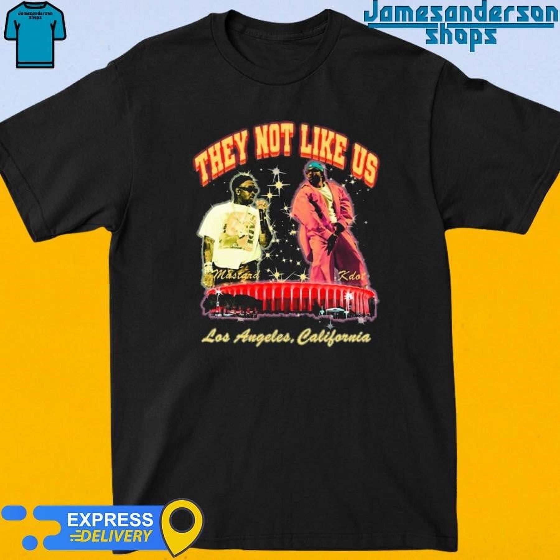 They Not Like Us Los Angeles California Shirt