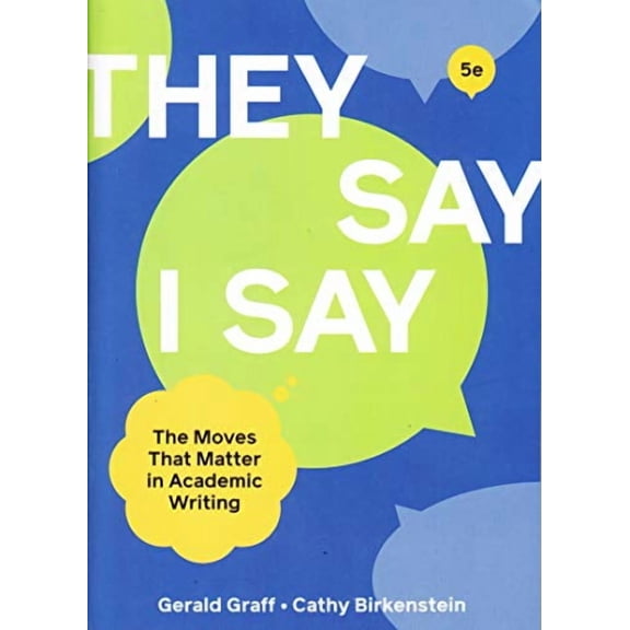 Pre-Owned "They Say / I Say" | 5e | Review Copy