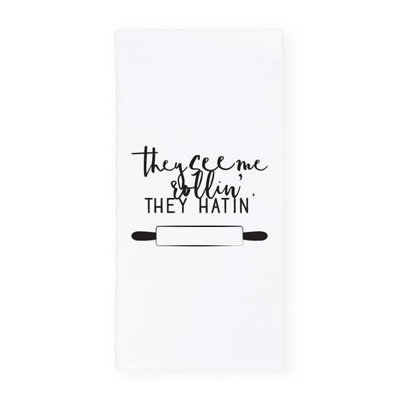 They See Me Rollin', They Hatin' Kitchen Tea Towel