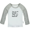 thumbnail image 1 of They See Me Strolli' They Hatin Funny T shirt For Baby, Newborn Babies T-shirts, Infant Tops, 0-24M Kids Graphic Tees Clothing (Long Gray Raglan T-shirt, 0-6 Months), 1 of 4