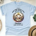 thumbnail image 1 of They Shall Call His Name Immanuel T-Shirt – Isaiah 7:14 Nativity Scene, Light Blue, Size 2XL, 1 of 6