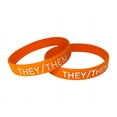 thumbnail image 1 of They Them Pronoun Silicone Bracelets, 1 of 2