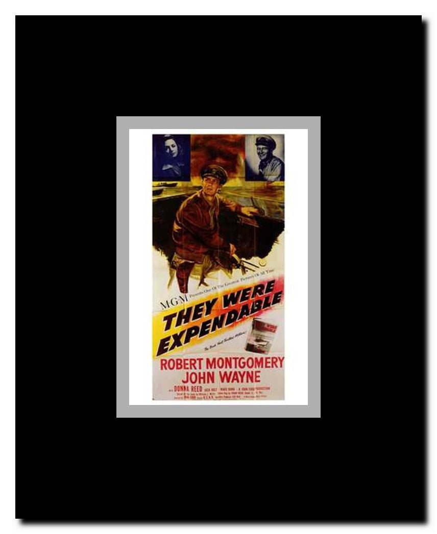 They Were Expendable Framed Movie Poster