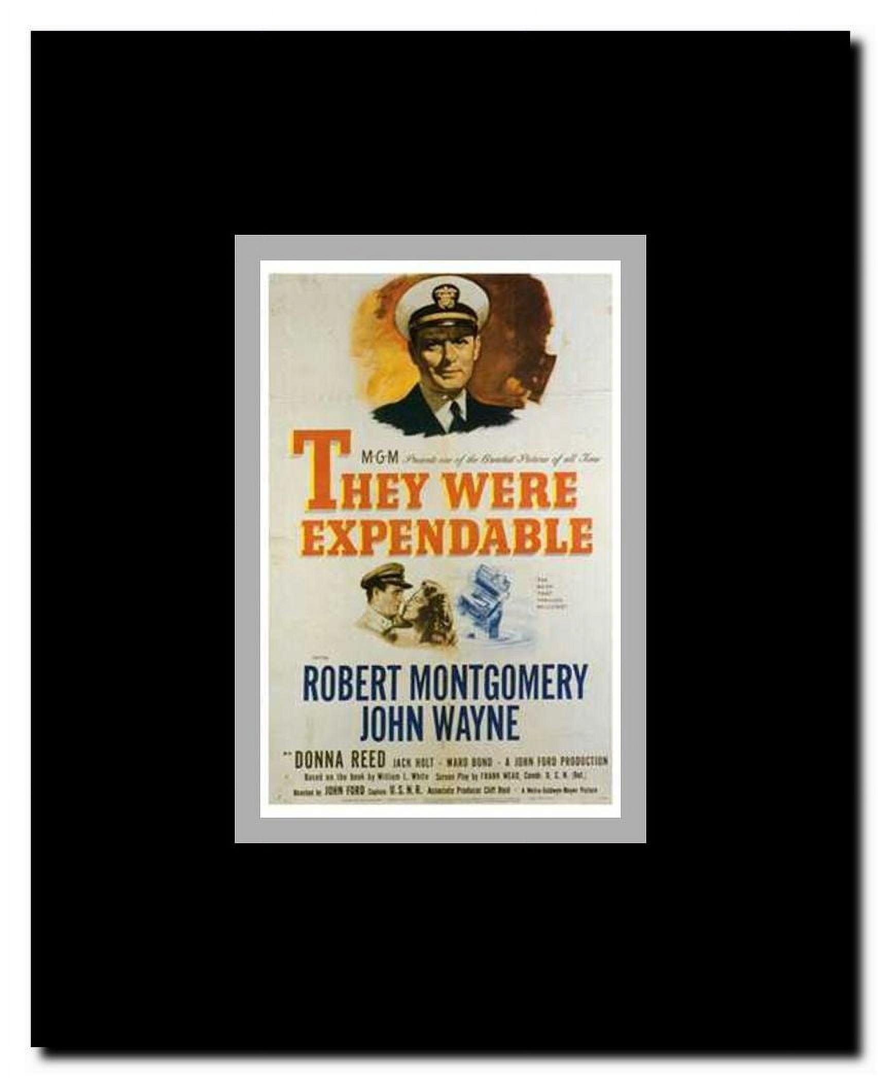 They Were Expendable Framed Movie Poster