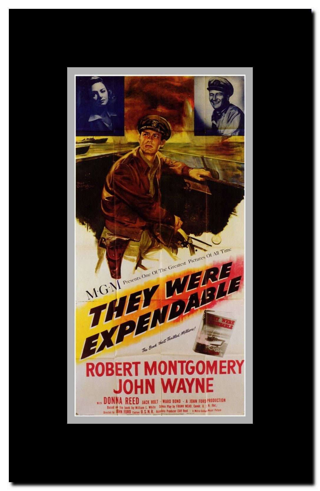 They Were Expendable Framed Movie Poster