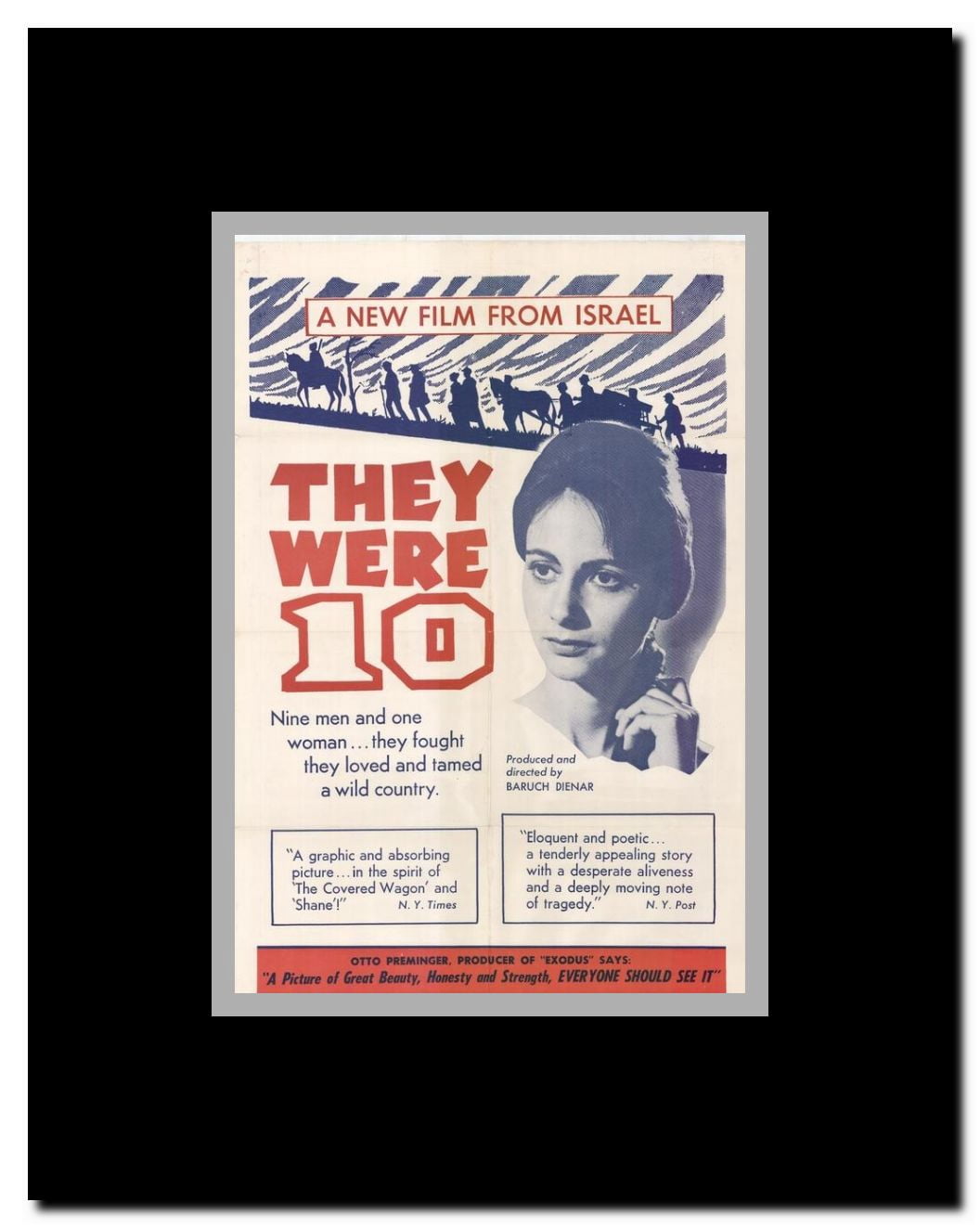 They Were Ten Framed Movie Poster