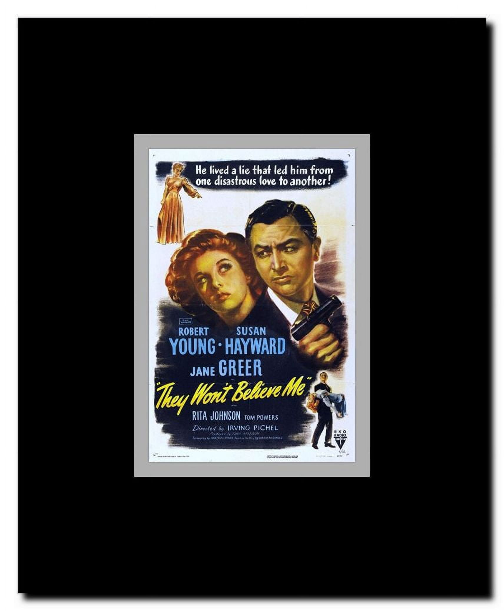 They Won't Believe Me Framed Movie Poster