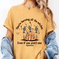 thumbnail image 1 of They're Burning All The Witches Shirt, Halloween Tee, Witchy Fall Shirt for Spooky Season or Thanksgiving, Feminist Gothic Graphic Tee, 1 of 5