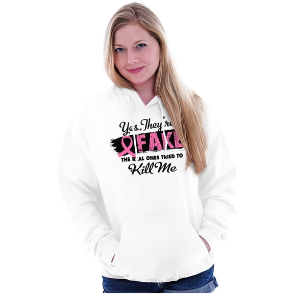 They're Fake Real Ones Tried Kill Me Hoodie Sweatshirt Women Brisco Brands M