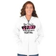 thumbnail image 1 of They're Fake Real Ones Tried Kill Me Womens Plus Size Graphic Zipper Hoodie Brisco Brands 2X, 1 of 5