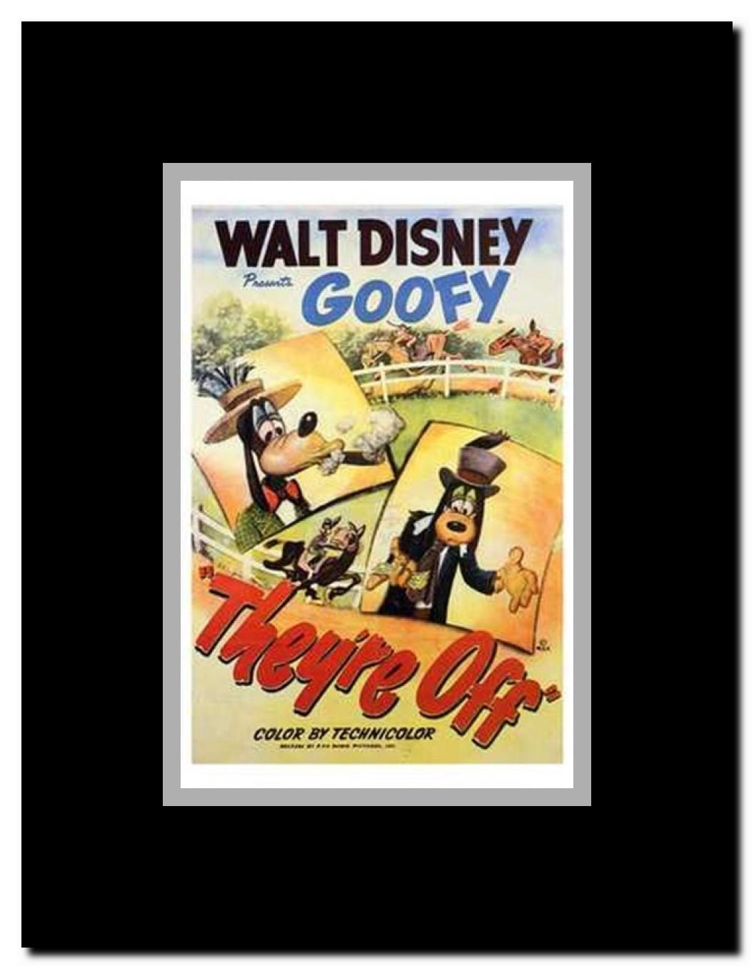 They're Off Framed Movie Poster