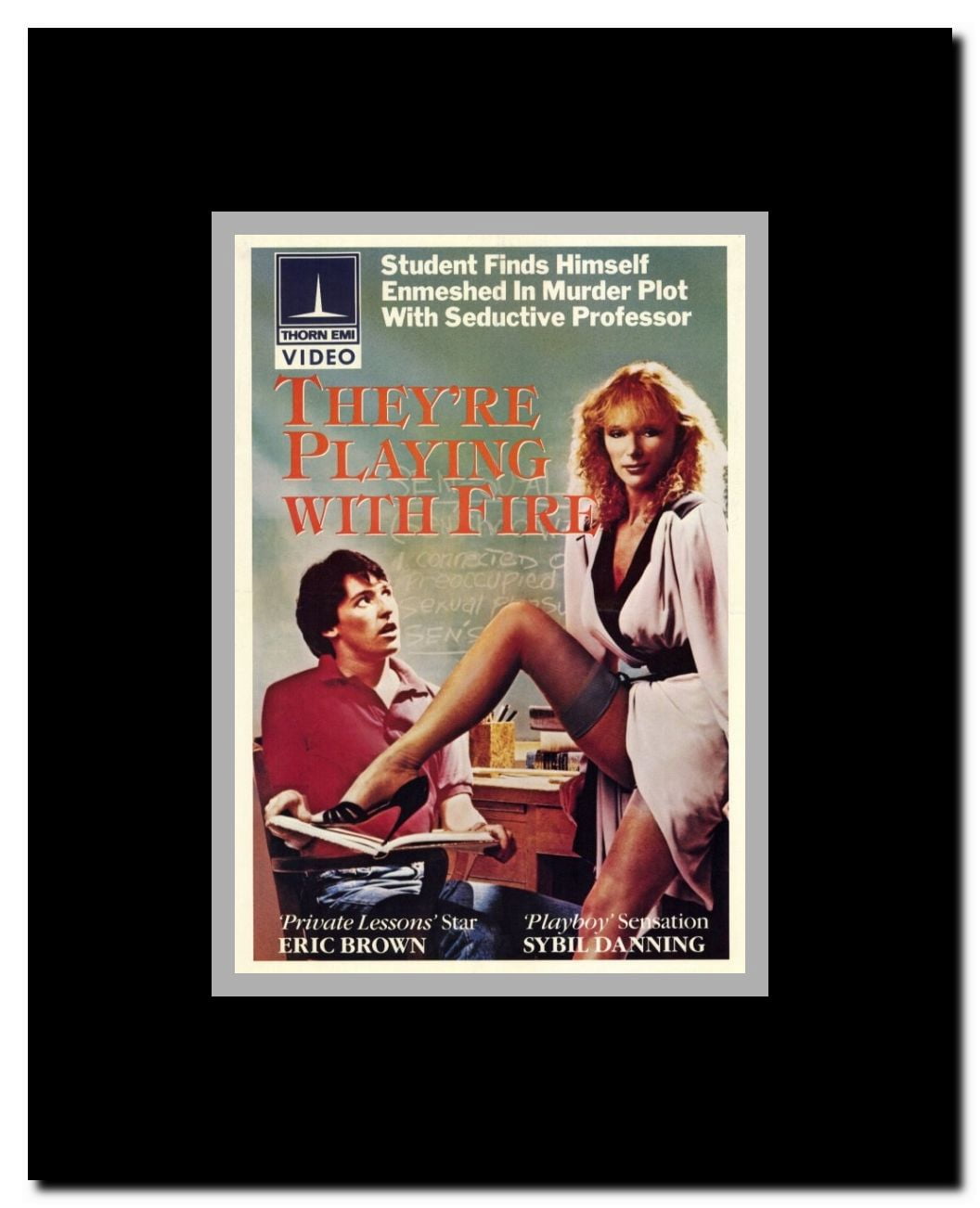 They're Playing with Fire Framed Movie Poster