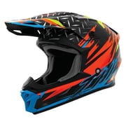Thh T710X Adult Off-Road Motorcycle Helmet Assault Black/Orange/Large 646183