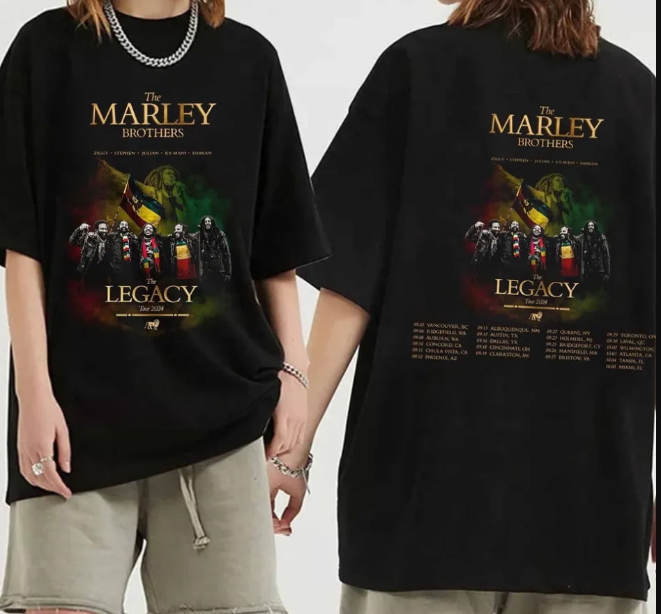 Thhe Marley Brothers 2024 Tour tshirt