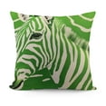thumbnail image 1 of Thibaut Green Serengeti Tiger Decorative Pillow Cover Eurosham or Lumbar, 1 of 5