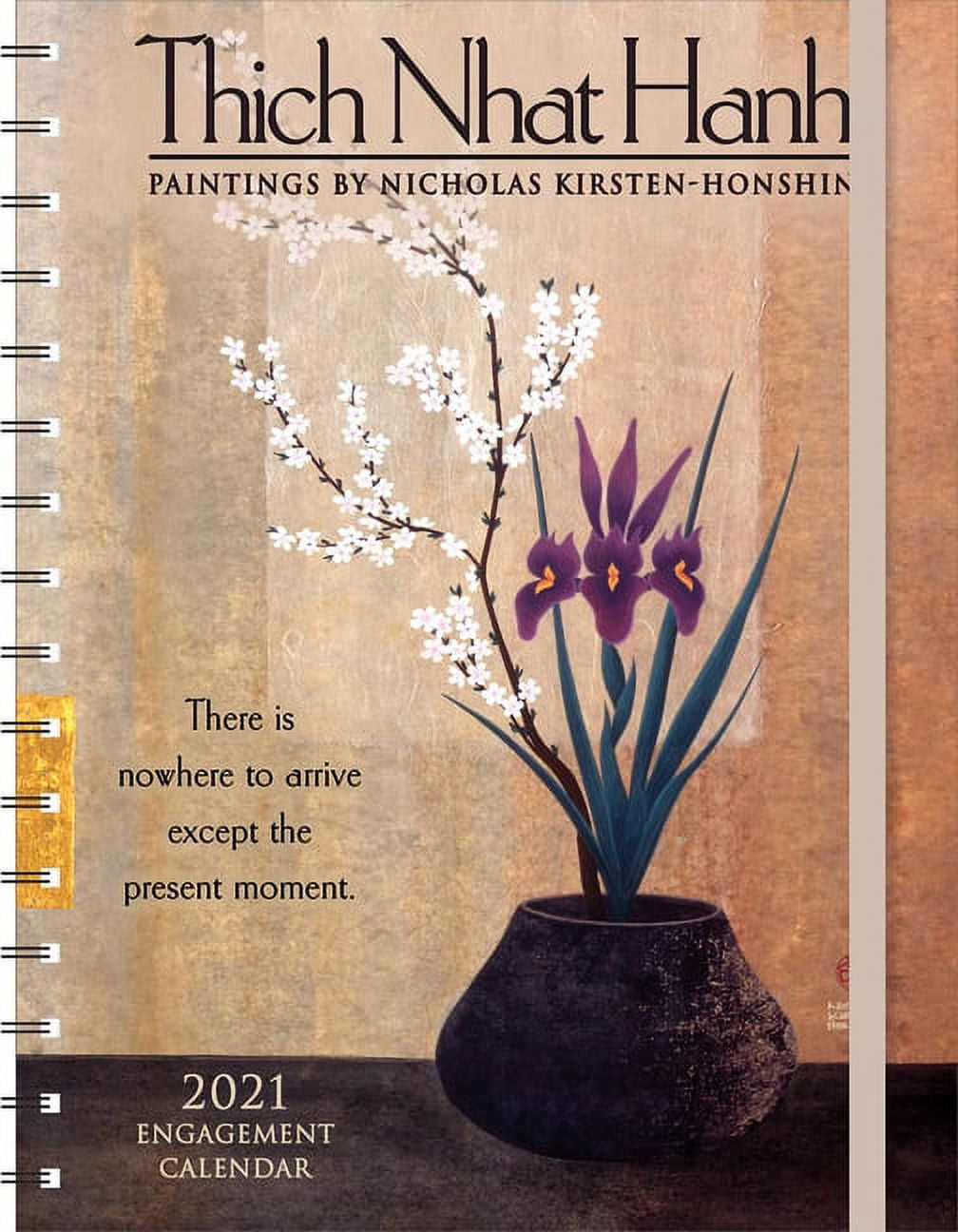 Thich Nhat Hanh 2021 Engagement Calendar Paintings by Nicholas Kirsten