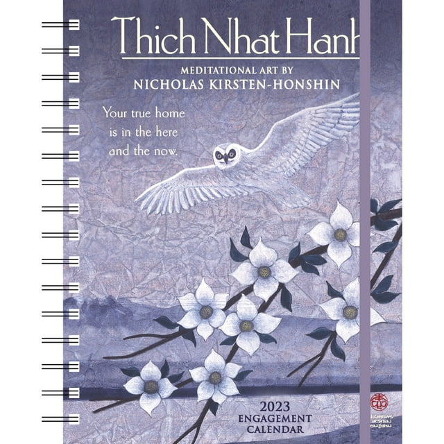 Thich Nhat Hanh 2023 Engagement Calendar Paintings by Nicholas Kirsten