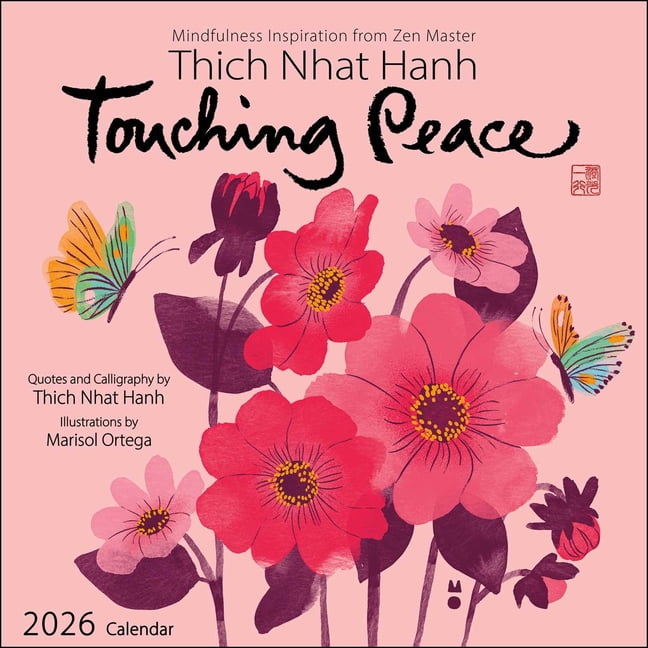 Thich Nhat Hanh 2026 Wall Calendar: Touching Peace, (Paperback)