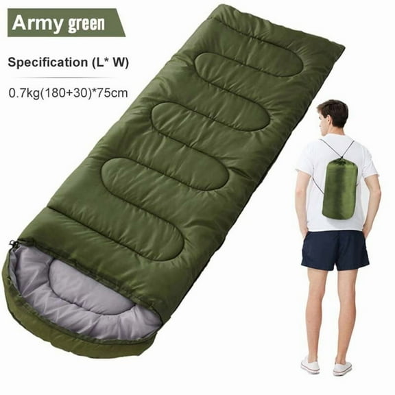 Thick Adult Cold Weather Sleeping Bag For Big & Tall Waterproof Winter Bags